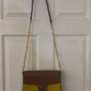 MICHAEL Michael Kors Brown and Yellow Crossbody Bag